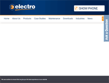 Tablet Screenshot of electroautomation.com